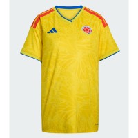 Stroje piłkarskie Kolumbia Koszulka Podstawowej dla damskie MŚ 2026 Krótki Rękaw